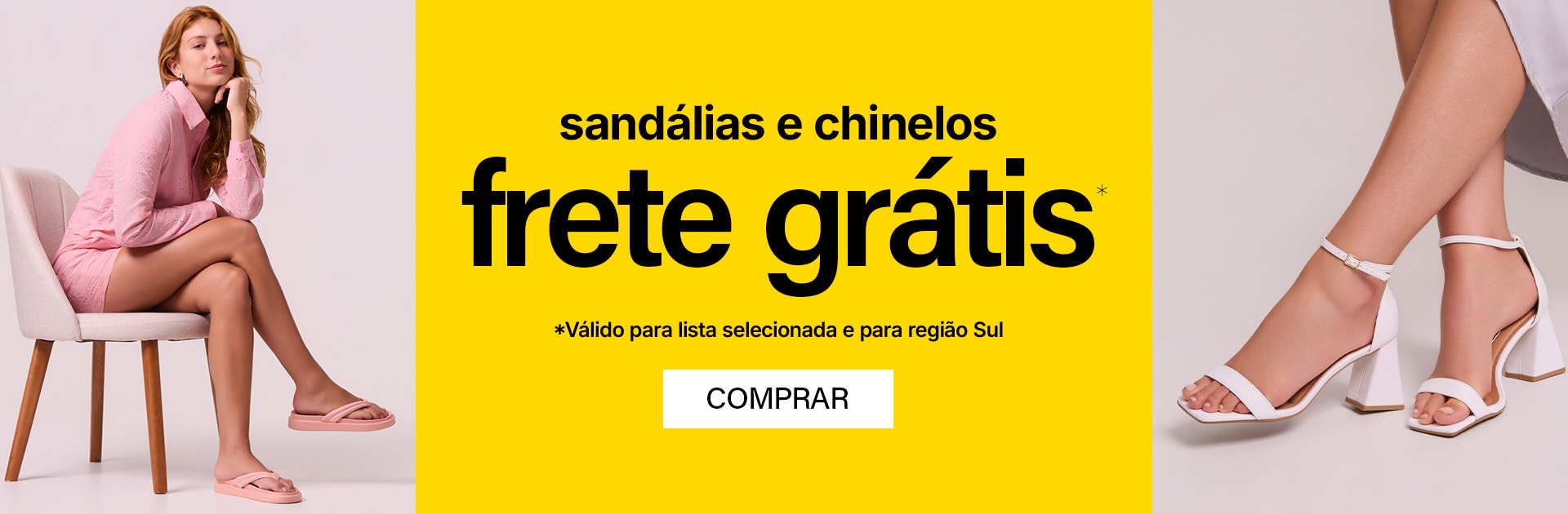 Frete Grátis Sandálias e Chinelos