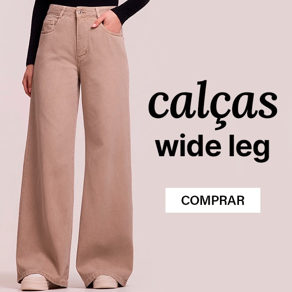 Calças Wide Leg