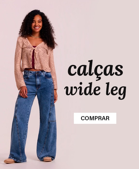 Calças Wide Leg
