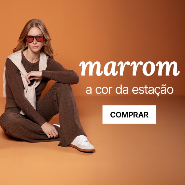 Marrom a cor da estação