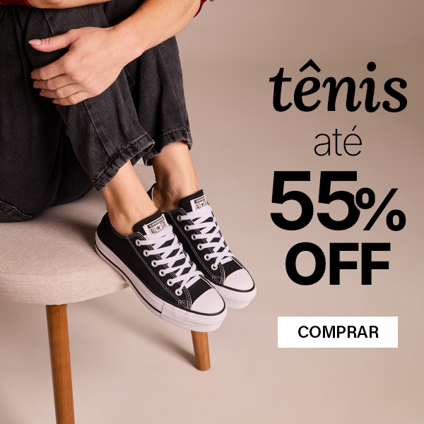 Tênis feminino até 55% off