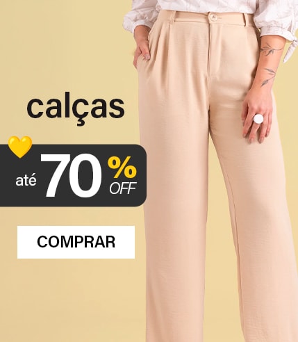 Happy Friday Calças até 70% off