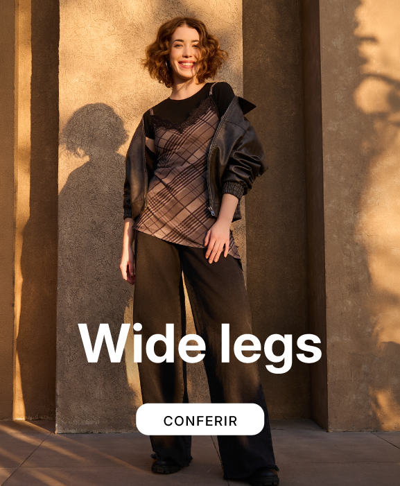 Calças Wide Leg