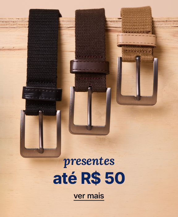 Dia dos Pais - Presentes até $50