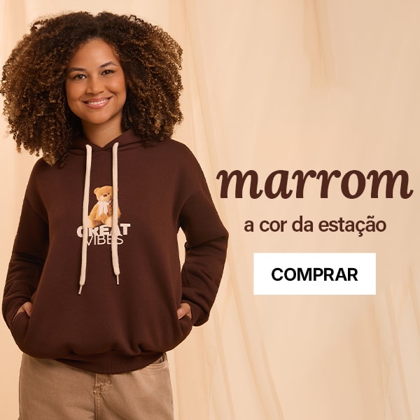 Marrom a cor da estação
