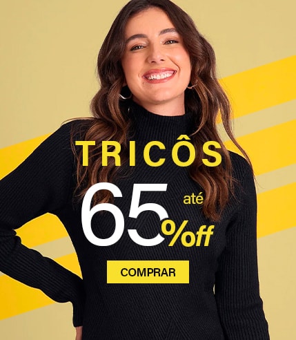 tricôs até 65% off