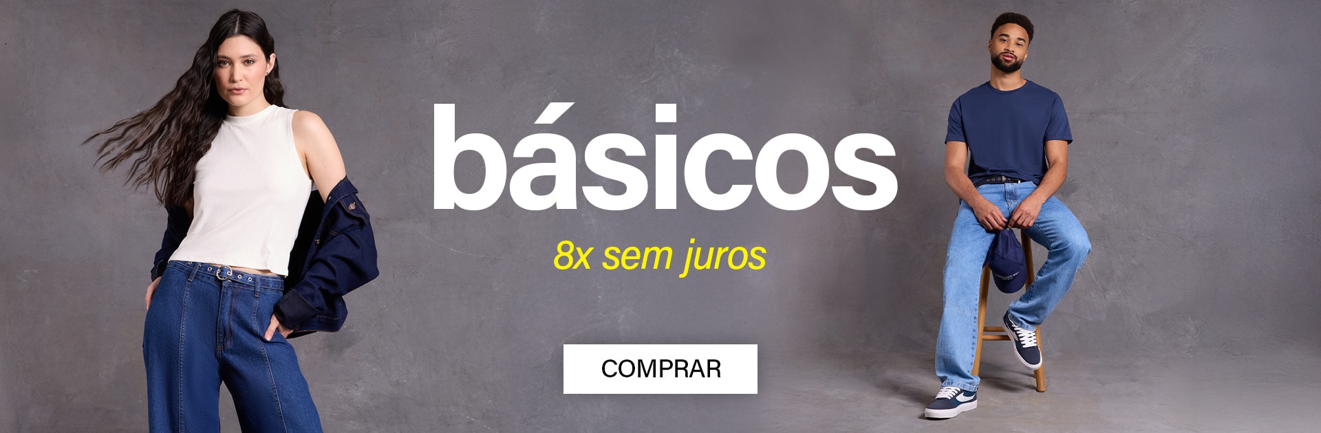campanha básicos 8x sem juros