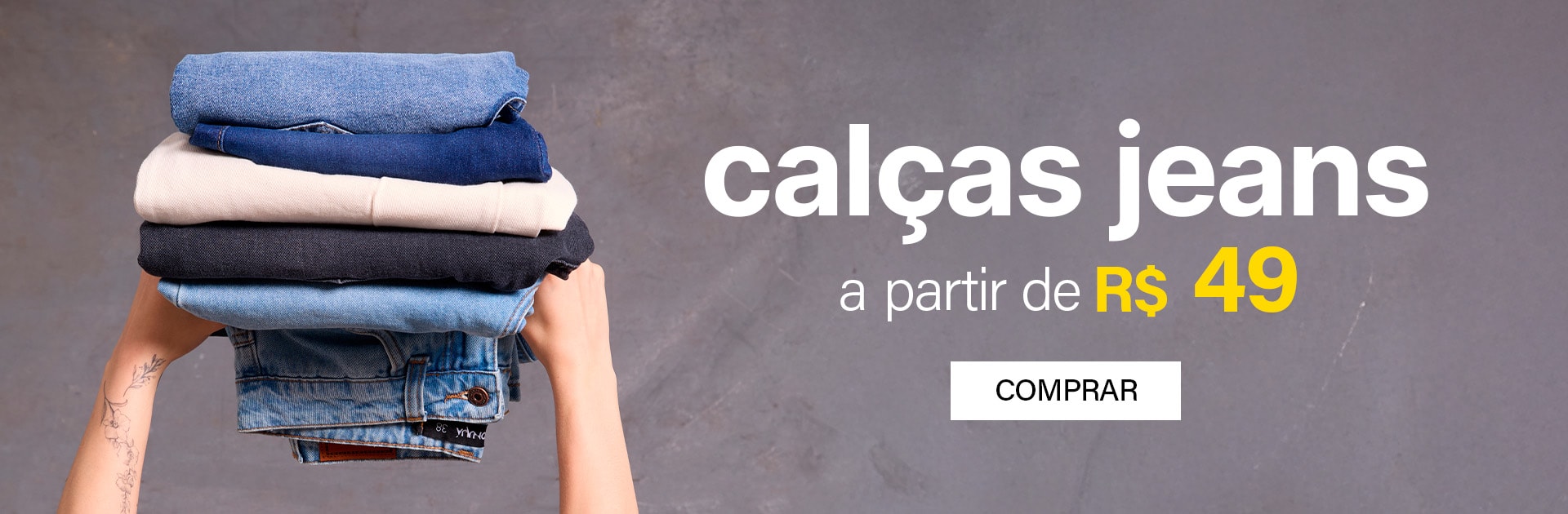 Calça jeans a partir de $29