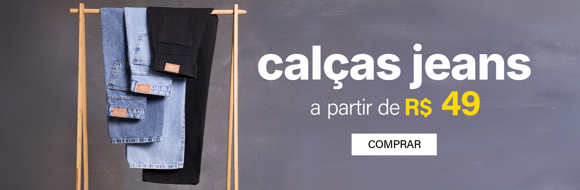 Calça jeans a partir de $29