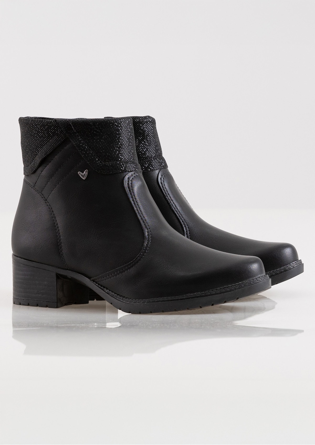 Bota Mississipi Preta com Cano Curto - Monjuá