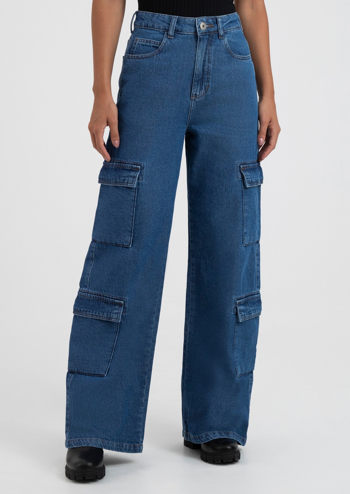 ENYCE buggy wide cargo denim B系 36 ENYCE buggy wide cargo denim B系 36