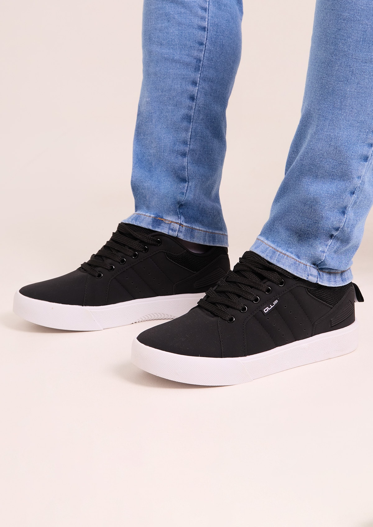 Tênis Masculino Ollie Cyclone Casual Preto - Monjuá