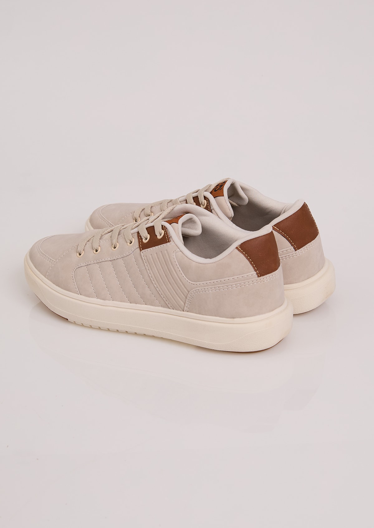 Tênis Masculino Ollie Miami 2 Casual Bege - Monjuá